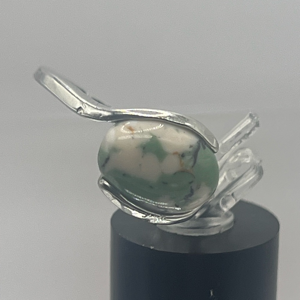 Brand New Variscite Silver Ring